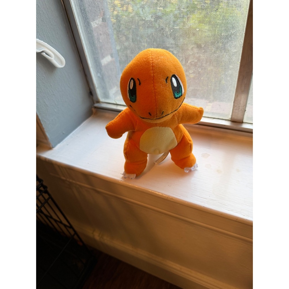 Pokemon Charmander Plush Stuffed Animal Toy Orange Fire Type 6in Pocket Monster